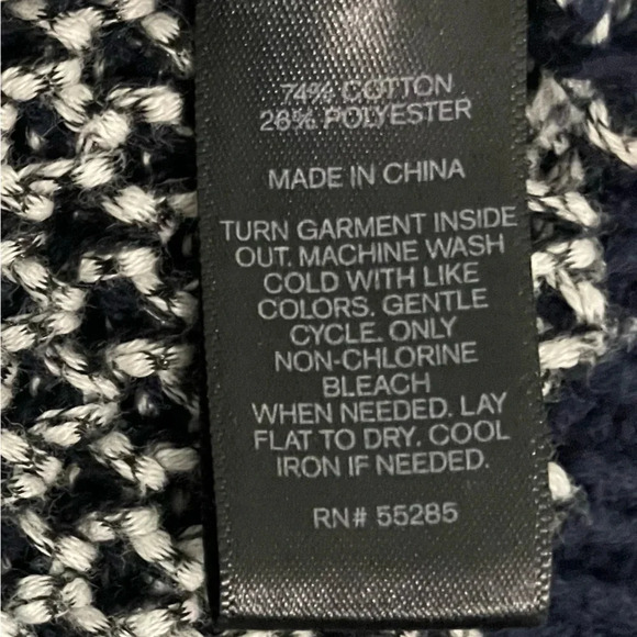 Express Dark Navy Blue Knit Sweater, Women’s Size M - Cozy and Stylish Pullove - Picture 4 of 7